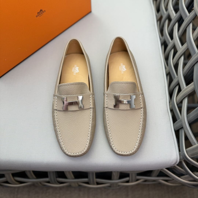 H**mes leather shoes
